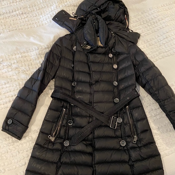 Burberry Jackets & Blazers - Burberry Brit Double Breasted Button Puff Jacket